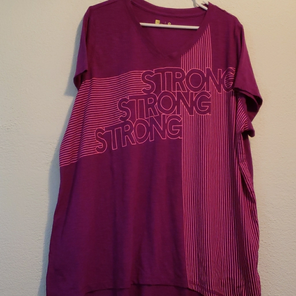 💙Plus size active tee